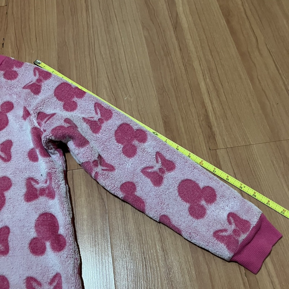 Disney Mickey Mouse Polyester Pink/white Sweater Women Extra Small - Picture 10 of 13